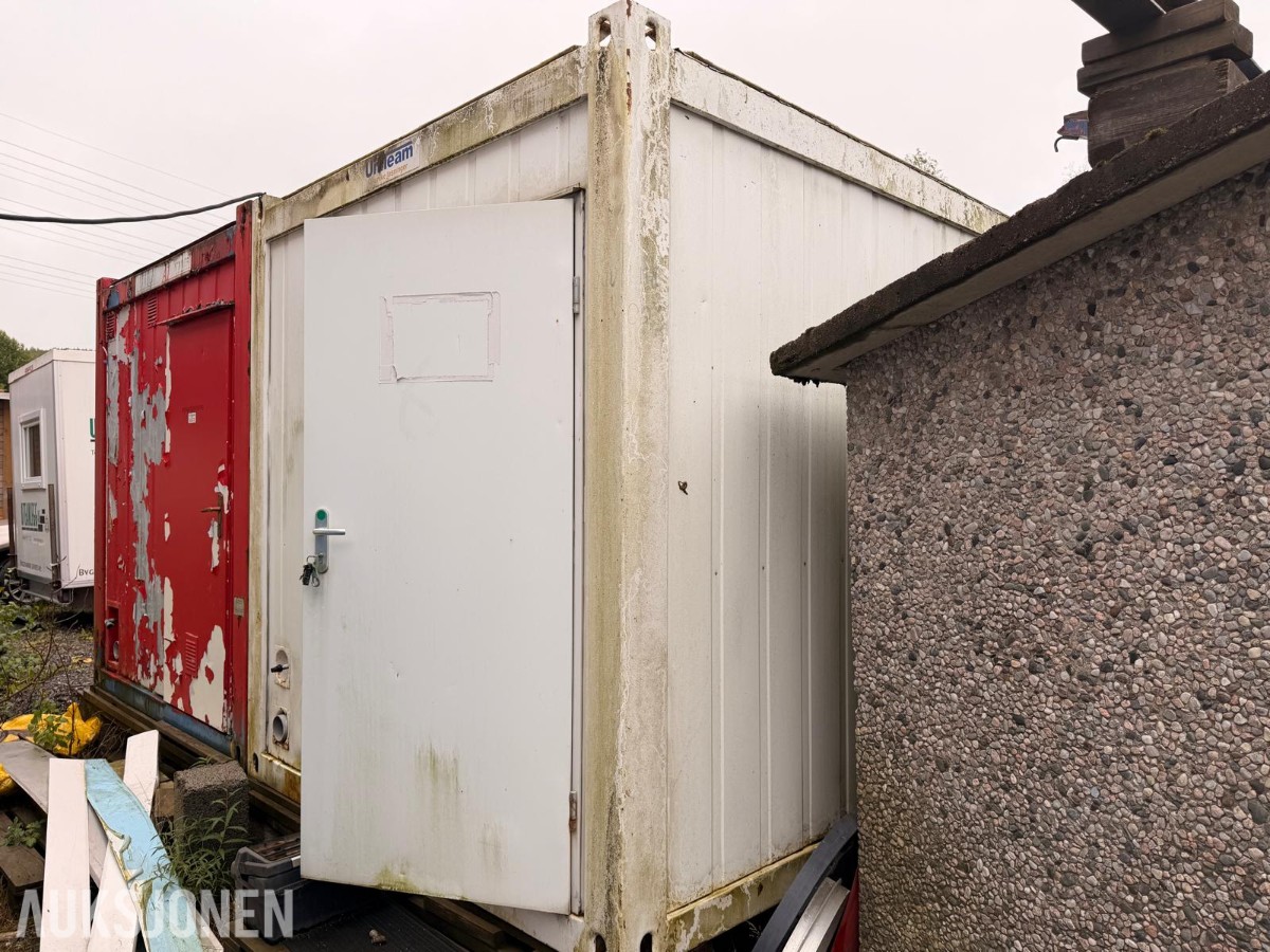 Uniteam kontor-/mannskapsbrakke med toalett, dusj og kjøkken