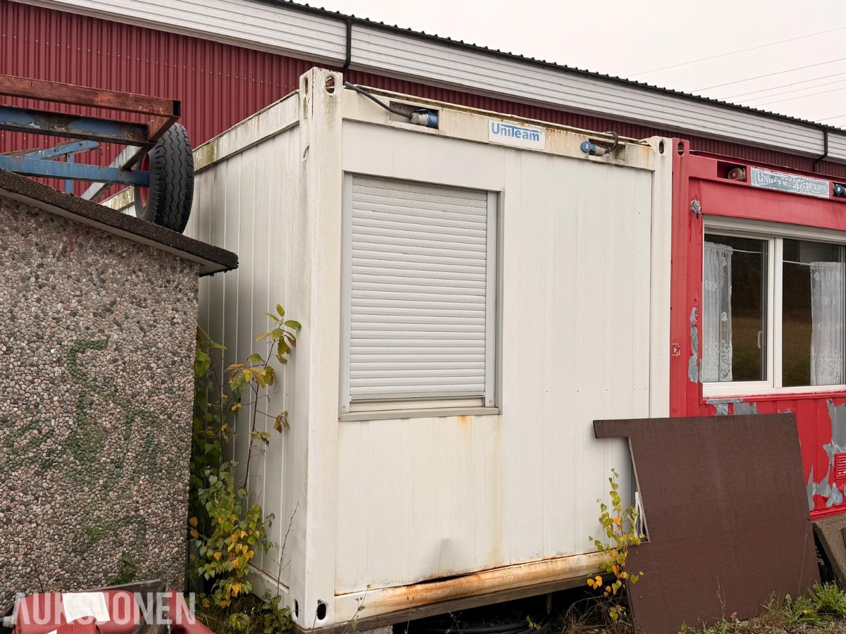 Uniteam kontor-/mannskapsbrakke med toalett, dusj og kjøkken