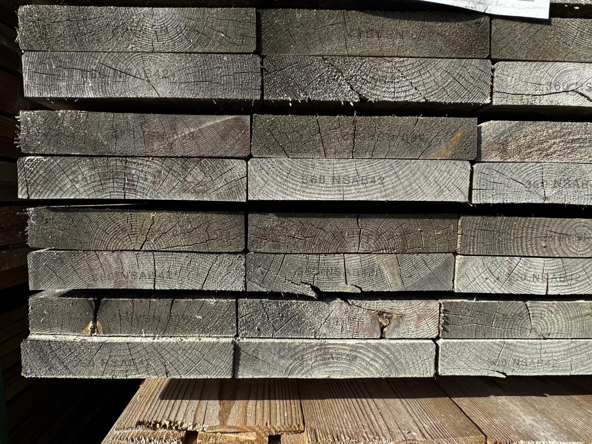 Terrassebord Concise - CU impregnert - Furu 28x145 - 1 pakke - Totalt 403 meter