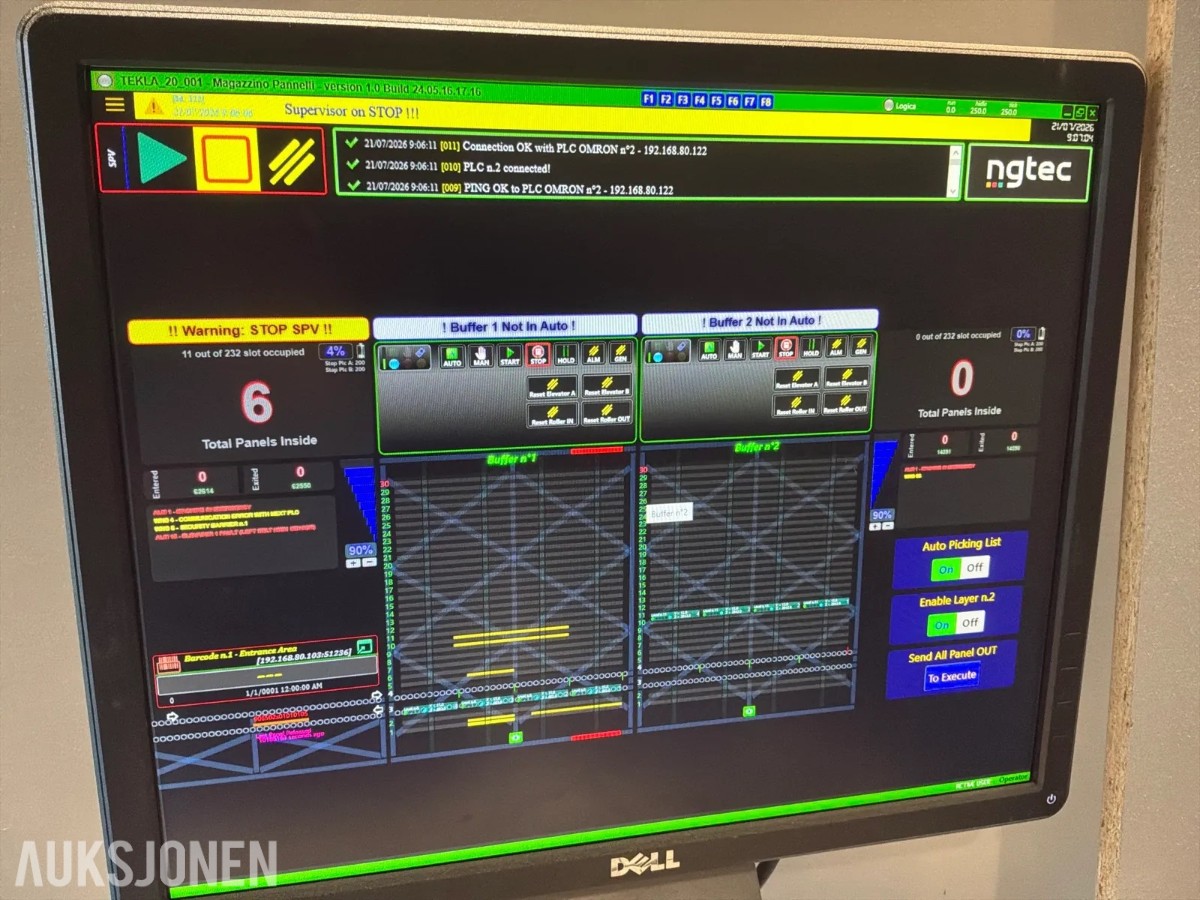 2021 Tekla Can-cam-srt 5000 Automatic Panel Buffer station