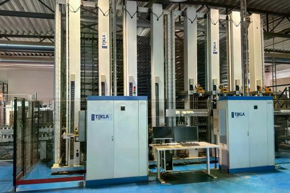 2021 Tekla Can-cam-srt 5000 Automatic Panel Buffer station
