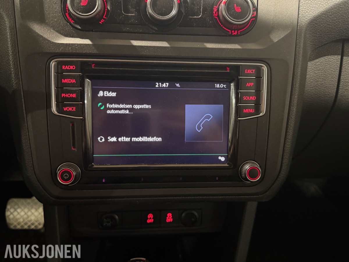 2018 VW CADDY MAXI 4MOTION 150HK WEBASTO AUTO HENGERFESTE KAMERA