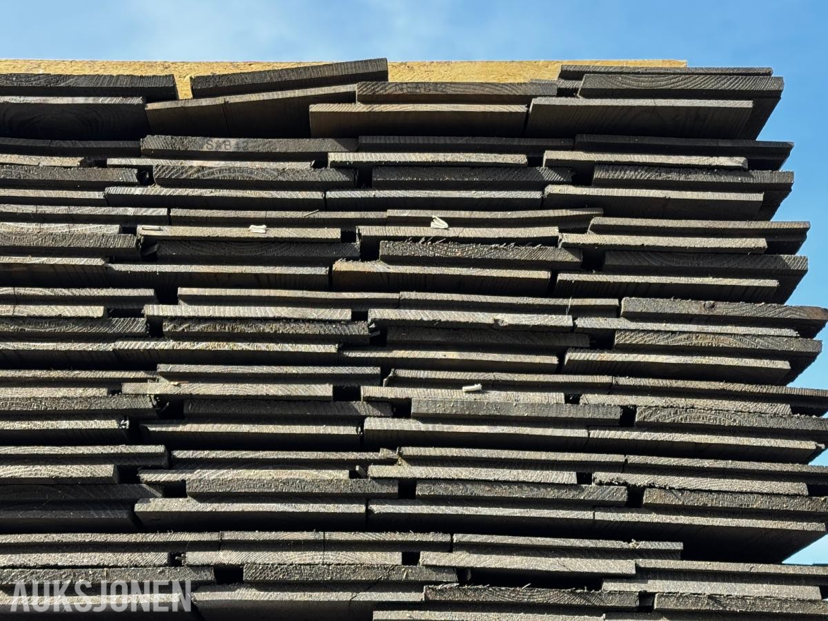 Royal impregnert Dobbelfals Bordkledning - Rettkant - EP - Grey - Furu 19x148 - 1 pakke - Totalt 394 meter