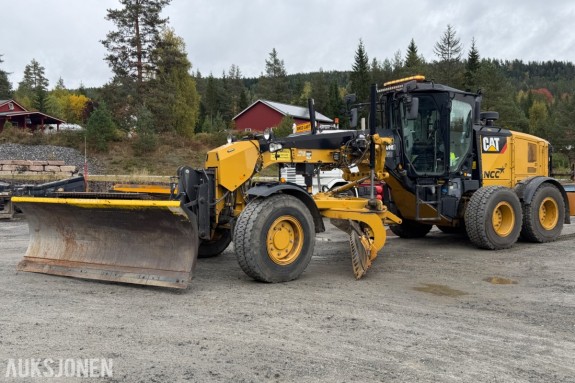 2018 Cat 140M3 AWD Veihøvel 3742t! Trimble Earthworks GPS Sentralsmøring 