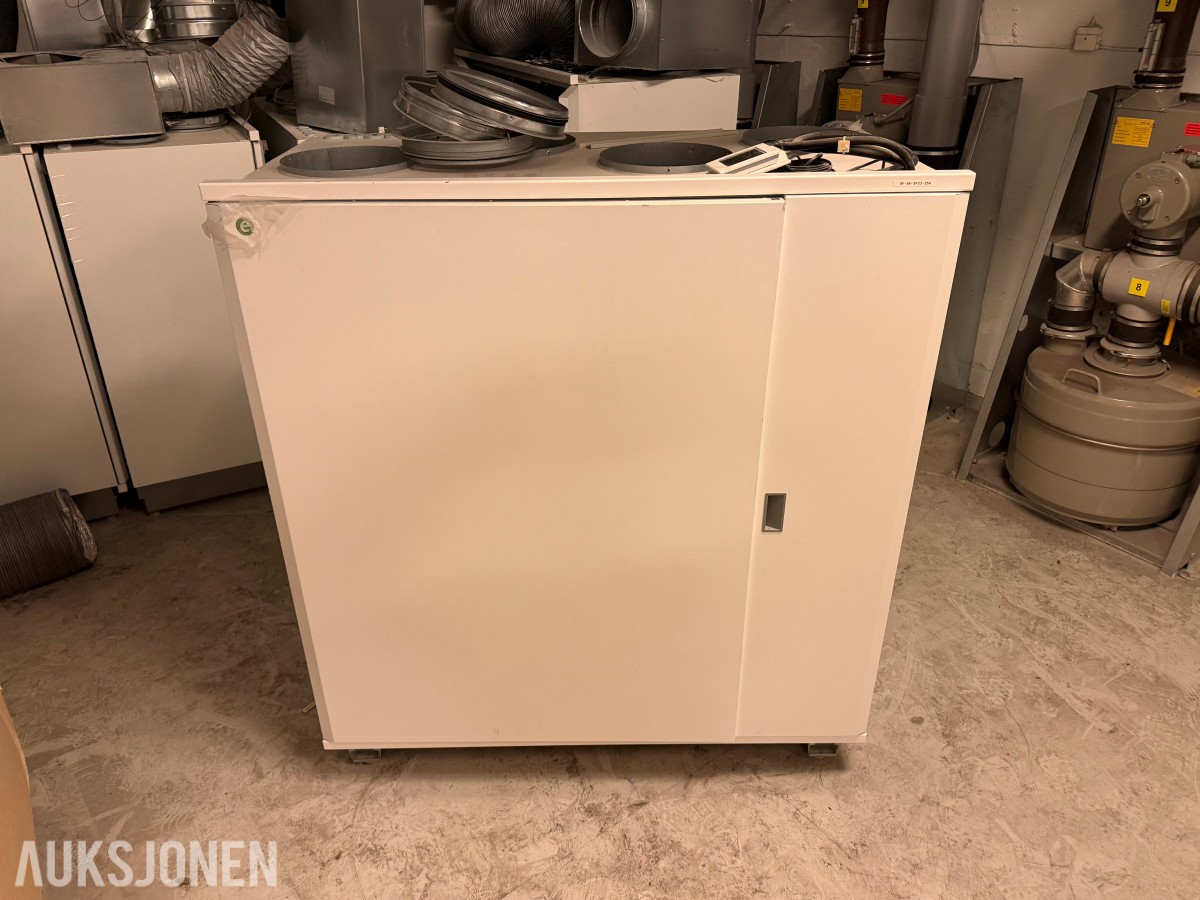 5 stk. ventilasjonsaggregater - Exvent Pegasos og Pelican Z eAIR E