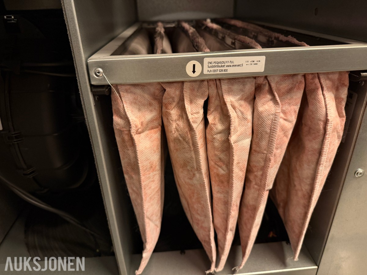5 stk. ventilasjonsaggregater - Exvent Pegasos og Pelican Z eAIR E