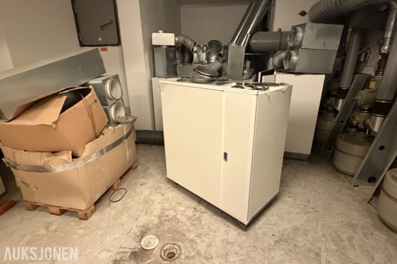 5 stk. ventilasjonsaggregater - Exvent Pegasos og Pelican Z eAIR E