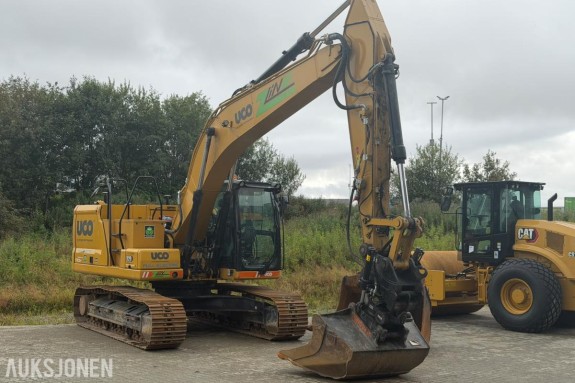 2022 Cat 320 Z-line Beltegraver, full electric, 4308 t, S70 HK-feste, tiltrotator, maskinstyring og 3 skuffer