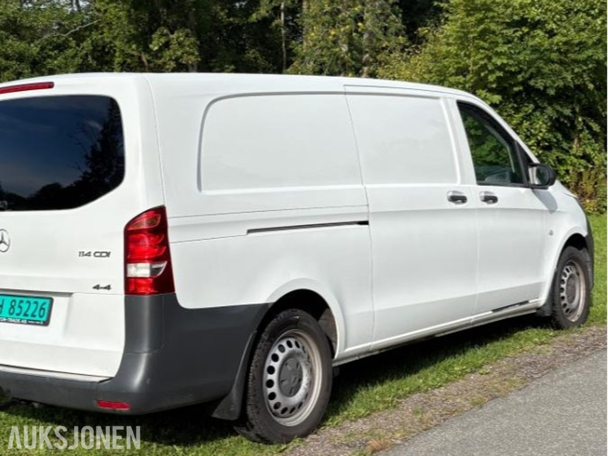 2017 Mercedes-Benz Vito V114 A3 4MATIC servicer fulgt s+v dekk hengerfeste automat eu ok 08.2028