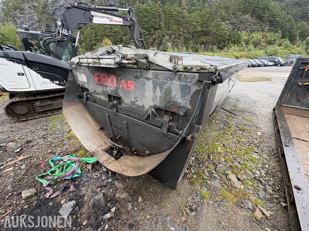 CMM asfaltbalje på krokramme