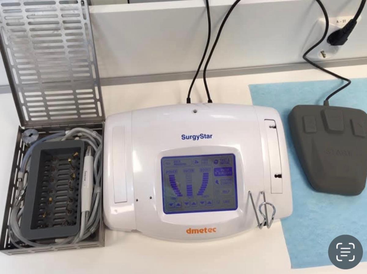 DMETEC SurgyStar – Ultralyd kirurgiapparat med instrumenter og transportkoffert