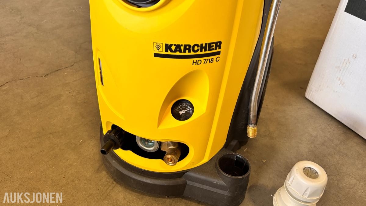 Kärcher Professional HD 7/18 CX høytrykksvasker – 175 bar – fremstår ubrukt