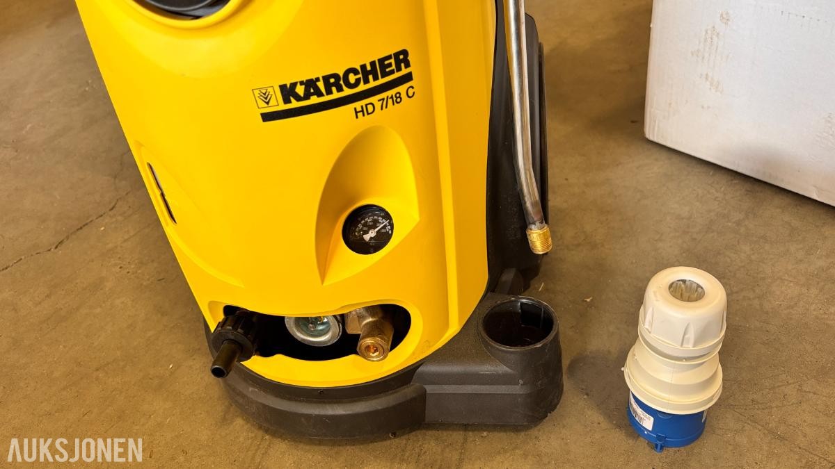 Kärcher Professional HD 7/18 CX høytrykksvasker – 175 bar – fremstår ubrukt