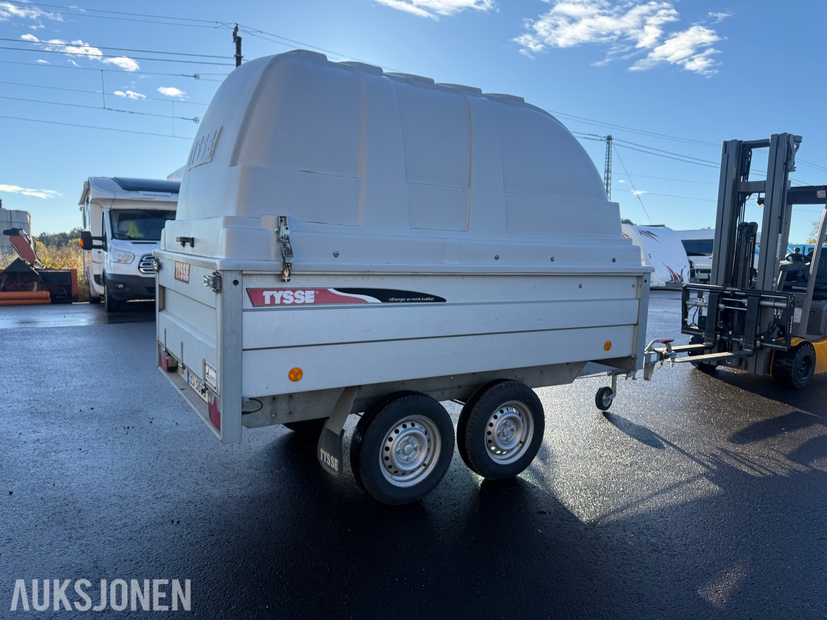 2019 Tysse 6301 varehenger 2000 kg med plastlokk