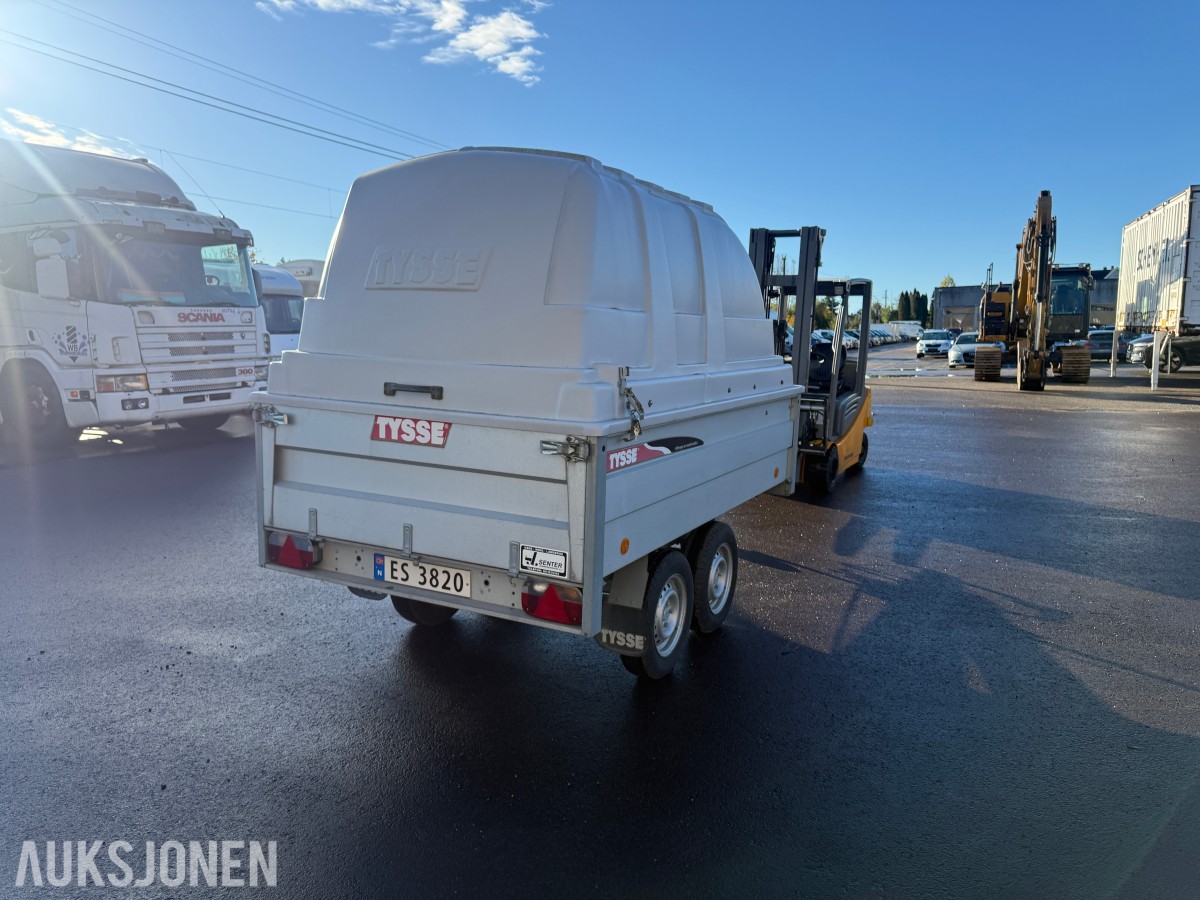2019 Tysse 6301 varehenger 2000 kg med plastlokk