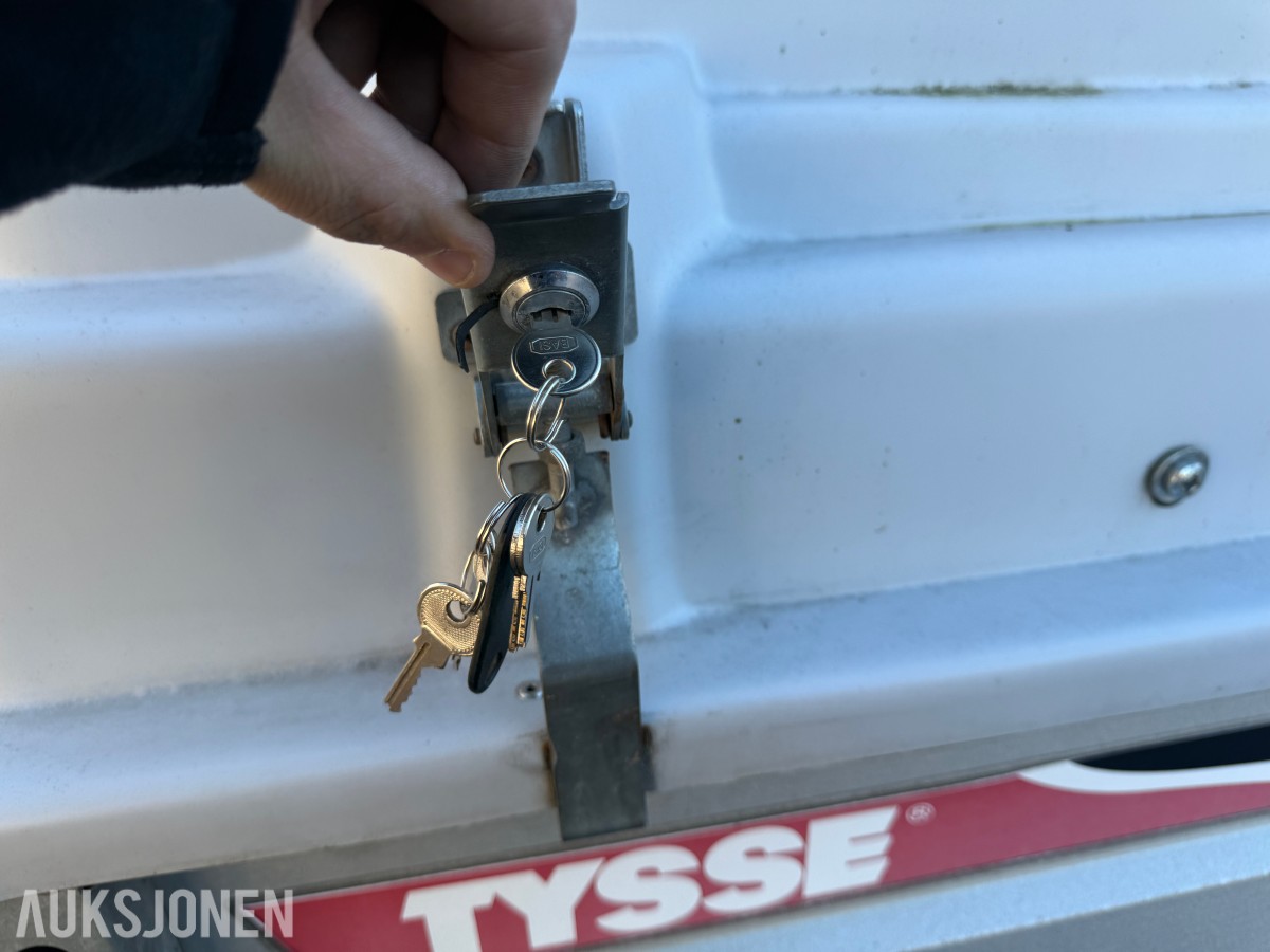 2019 Tysse 6301 varehenger 2000 kg med plastlokk