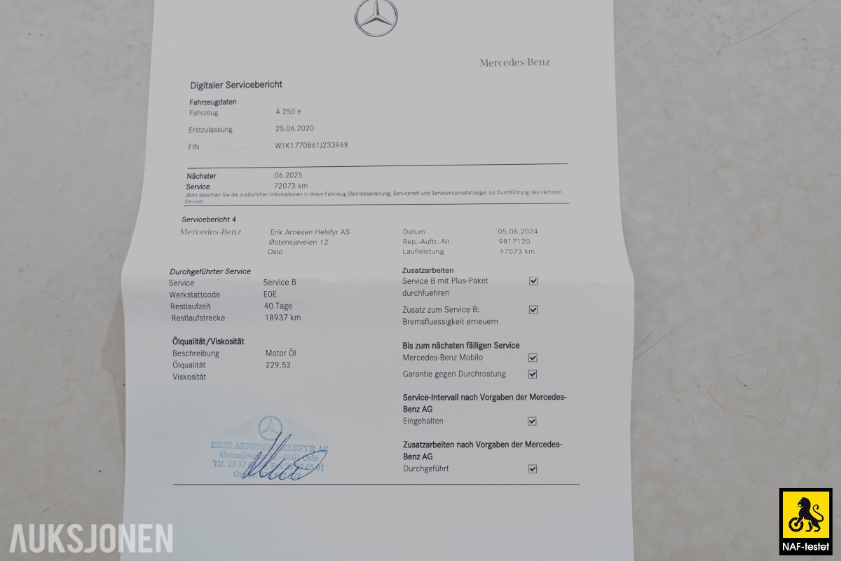 2020 Mercedes-Benz A-Klasse A250e 218HK AMG ACC VARMER KAMERA LED 