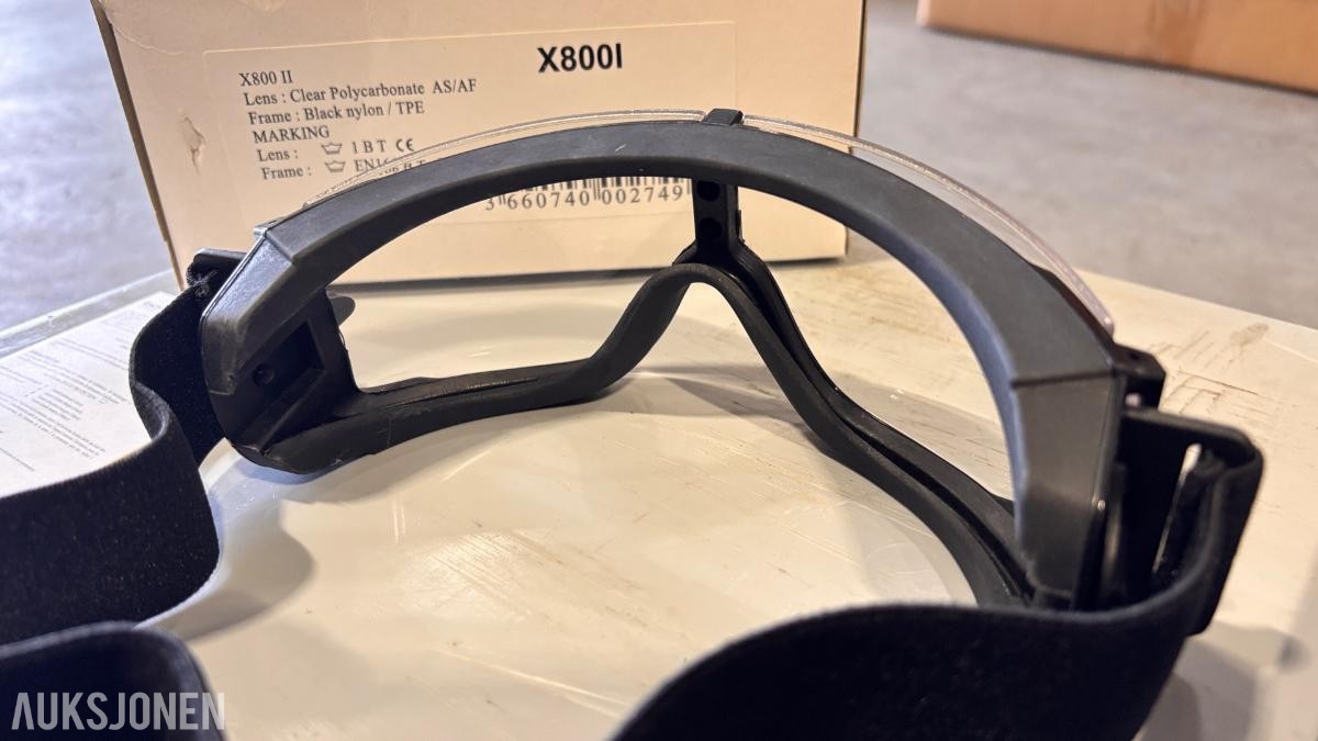 Samlet parti vernebriller – Bollé X800 II og 3M