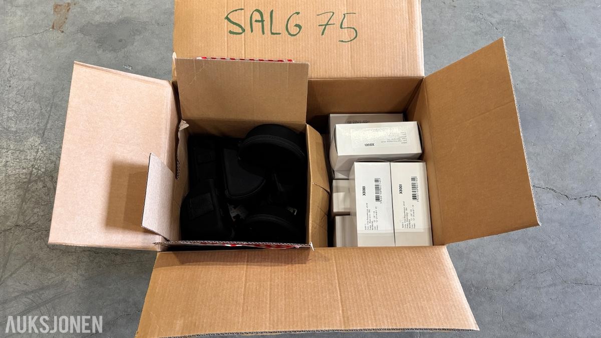Samlet parti vernebriller – Bollé X800 II og 3M