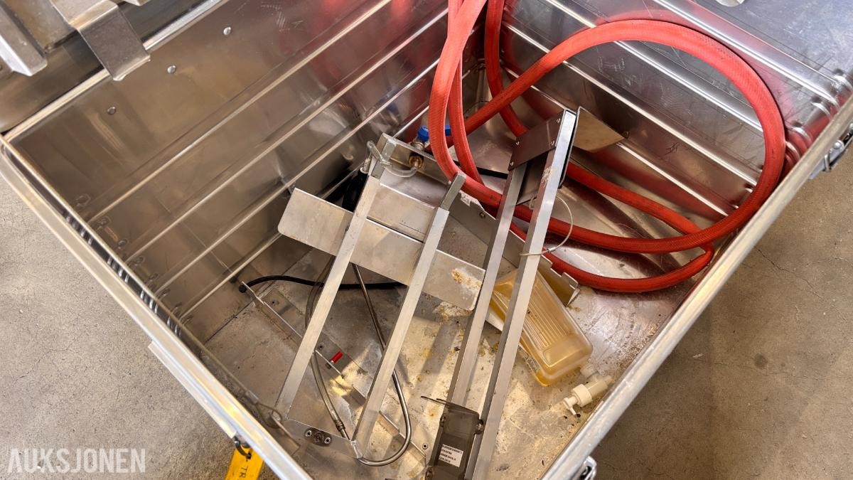 3 stk. Rofi portable felthåndvasker i Zarges-kasser – sammenleggbare