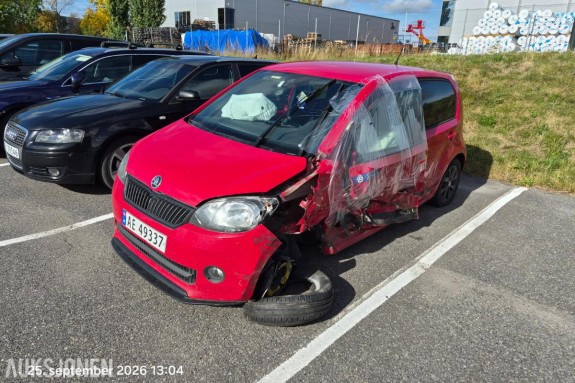 2016 Skoda CITIGO, 1,0 75hk Mote Carlo , 200000km Repobjekt/Delebil