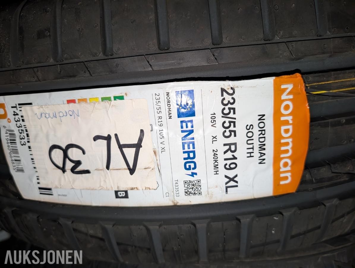 6 stk Dekk 19'' div dimensjoner 