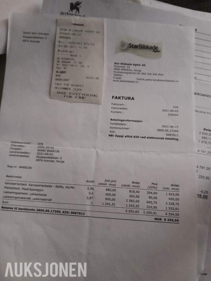 1994 VOLVO 460 GL AUTOMAT S+V DEKK EU OK TIL 01.2029