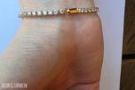 4.63CT DIAMANTARMBÅND I 14K GULL. NATURLIGE DIAMANTER! TAKSTBREV OG SERTIFIKAT!