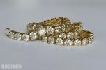 4.63CT DIAMANTARMBÅND I 14K GULL. NATURLIGE DIAMANTER! TAKSTBREV OG SERTIFIKAT!