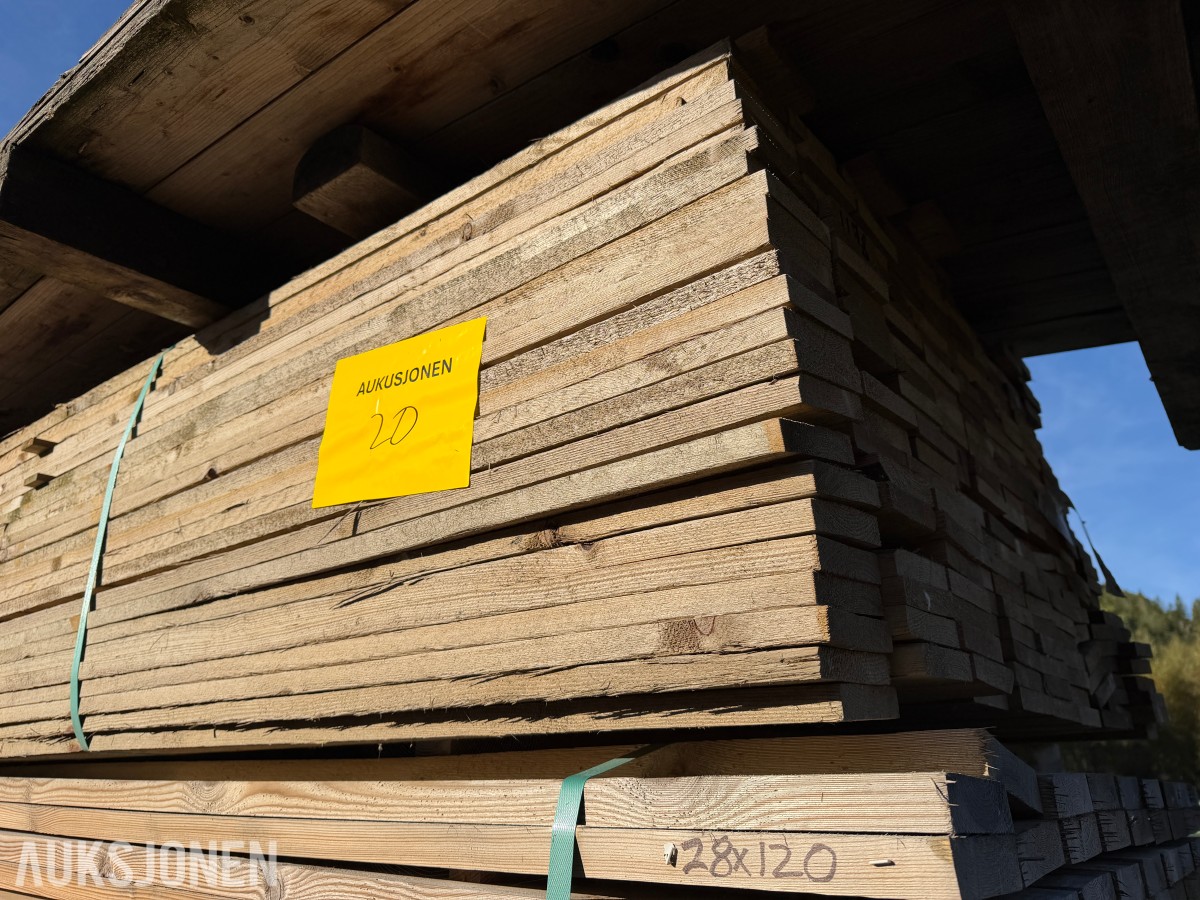 1198,91 LM PALLEBORD 19 X 100 MM - 300 STK