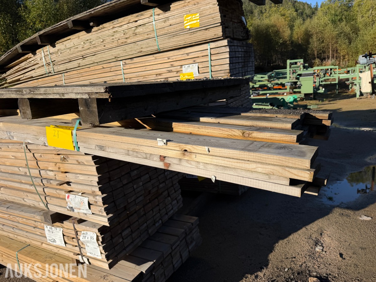 28 STK. VINDSKI BORD 22 X 123 MM 201LM