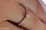 1.02CT DIAMANTRING I 14K GULL. NATURLIGE DIAMANTER! TAKSTBREV OG SERTIFIKAT!