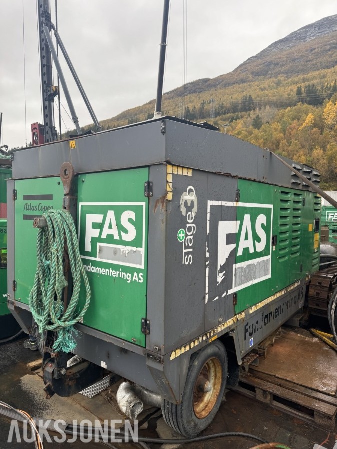 Atlas Copco XAS 186 dieselkompressor – 2003 – XC 3003 styring