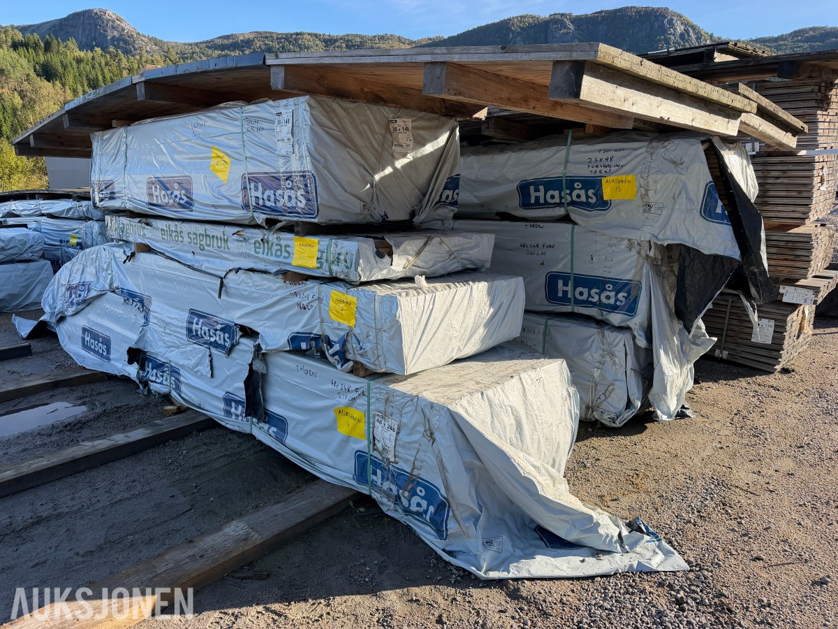 140 LM KONSTRUKSJONSVIRKE 48 X 248 MM – UBEHANDLET FURU