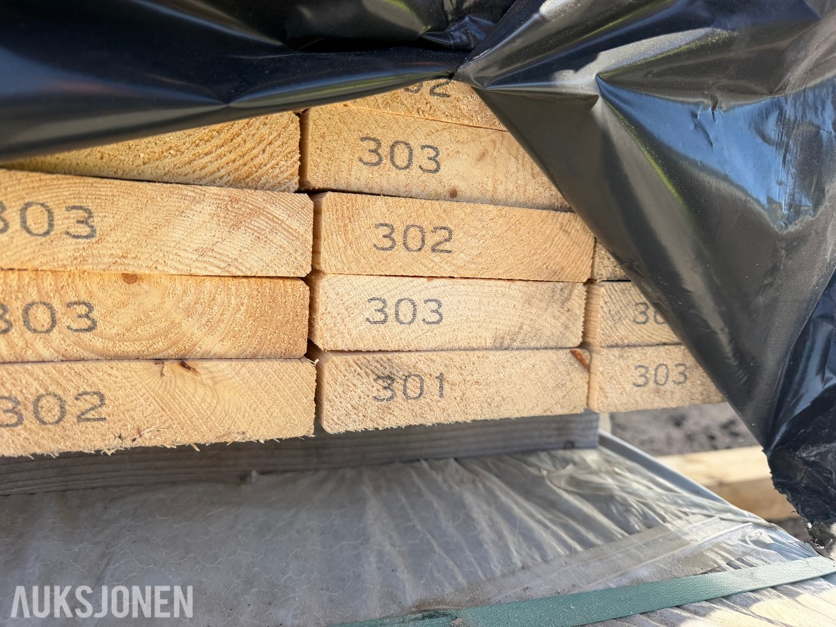 112 STK. KONSTRUKSJONSVIRKE 36 X 148 MM C24 – 338,80 LM