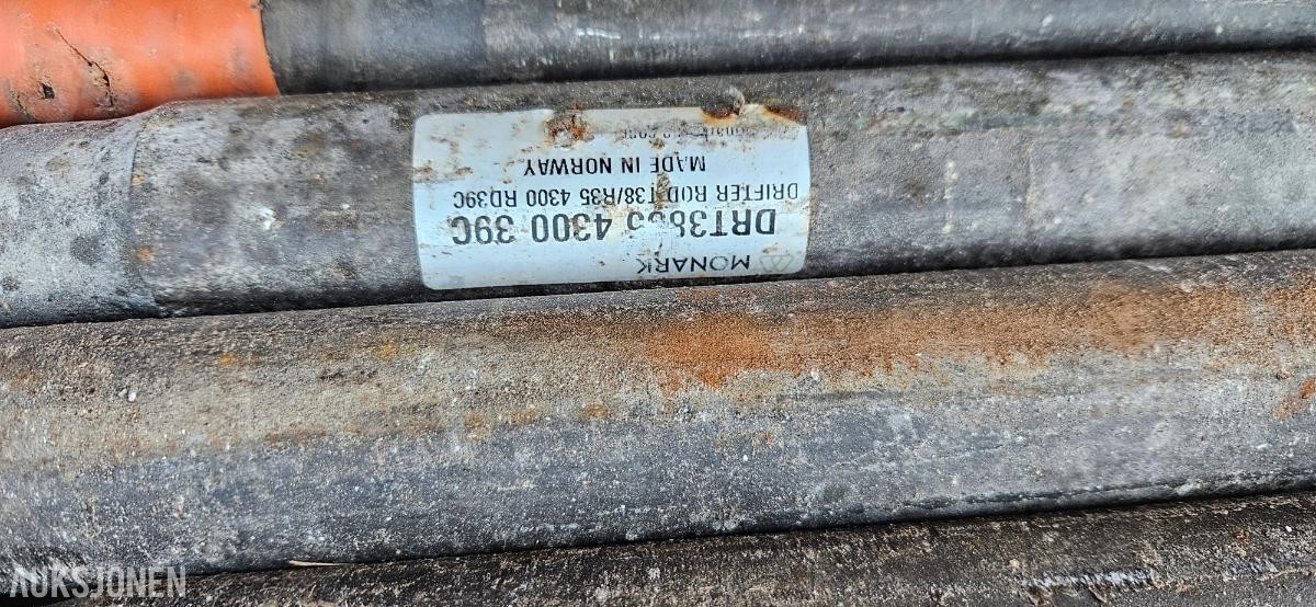 2024 20 stk Monark DRI35 borstenger – T38/R35 – 4300 mm – nye