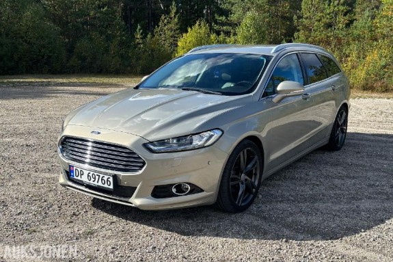 2015 Ford Mondeo 2.0 Diesel, Automat, Cruisekontroll, Hengerfeste, Ryggekamera, S+V dekk, EU OK til 09.2028