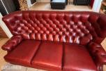 Eksklusivt Chesterfield møbelsett   3-seter + 2 lenestoler