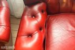 Eksklusivt Chesterfield møbelsett   3-seter + 2 lenestoler