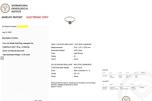 0.76CT DIAMANTRING I 14K GULL. NATURLIGE DIAMANTER! TAKSTBREV OG SERTIFIKAT!