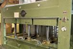 Hydraulisk limpresse/finerpresse  Pellegrini, Italia | 3-seksjons industrimaskin