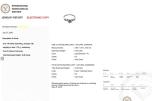 0.86CT DIAMANTRING I 14K GULL. NATURLIGE DIAMANTER! TAKSTBREV OG SERTIFIKAT!
