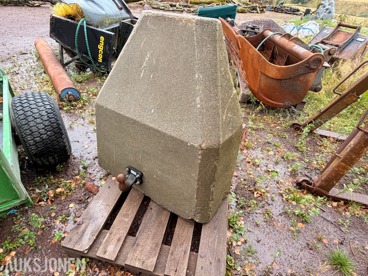 620 Kg Traktorlodd /m Triangelfeste