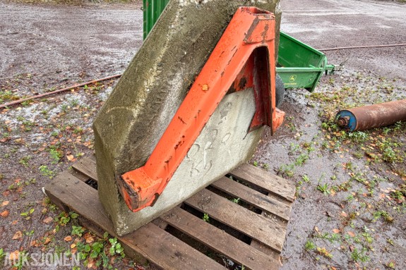 620 Kg Traktorlodd /m Triangelfeste