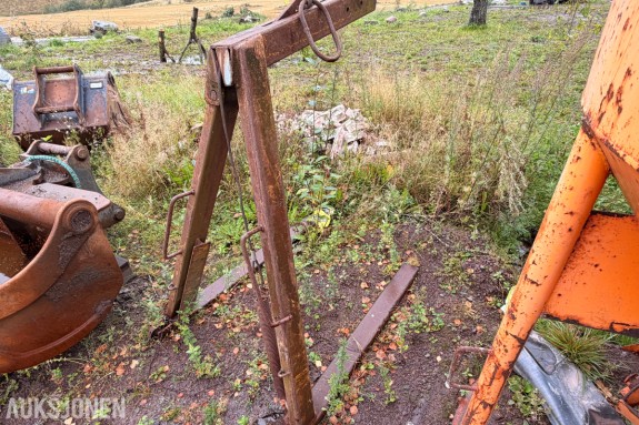 Pallegafler til kran/gravemaskin