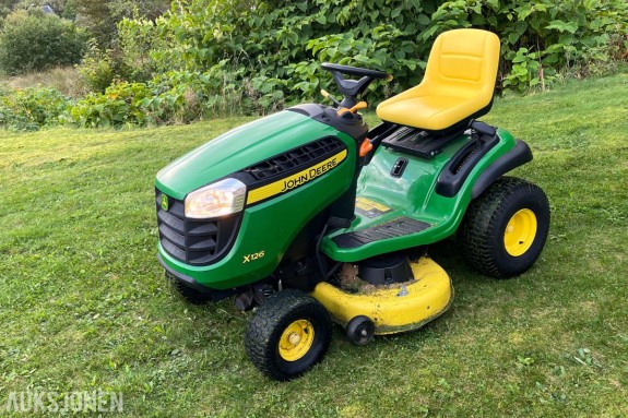 2020 John Deere X 126 sitteklipper