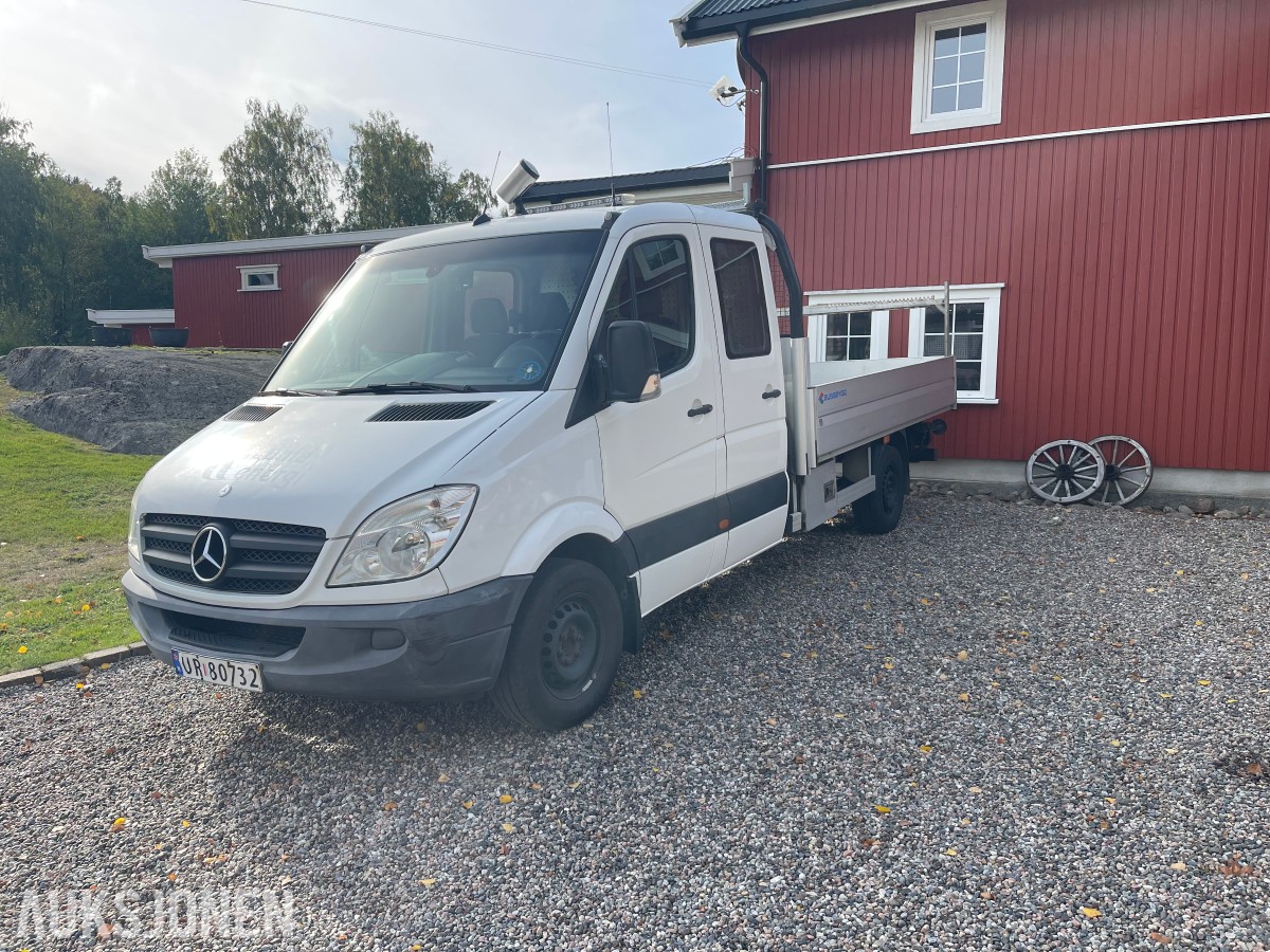 2008 Mercedes-Benz Sprinter planbil /m Kran - EU OK - 143 000 km