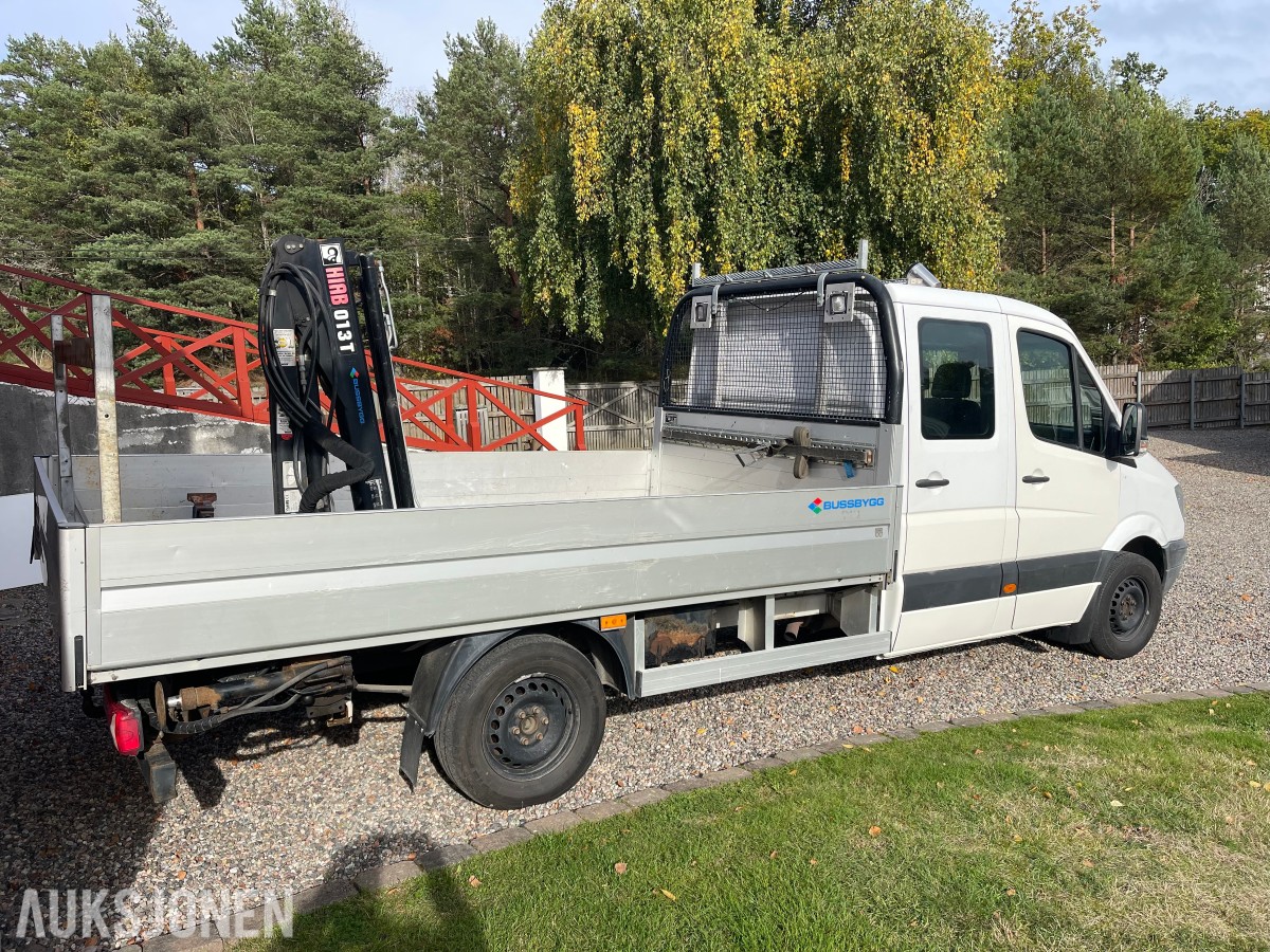 2008 Mercedes-Benz Sprinter planbil /m Kran - EU OK - 143 000 km