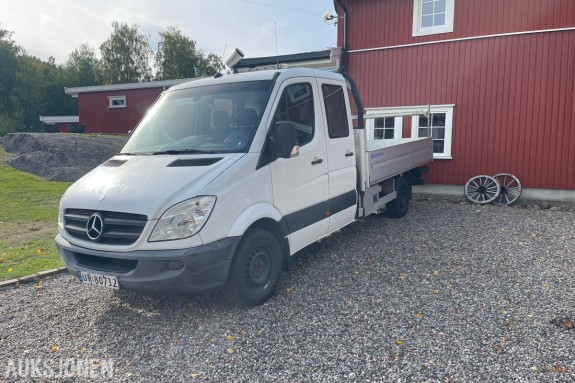 2008 Mercedes-Benz Sprinter planbil /m Kran - EU OK - 143 000 km
