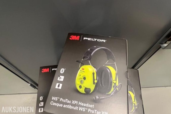 2026 3M Peltor WS Protac XPI FLX2 helt nye  hørselvern med Bluetooth og FLX2-tilkobling (3STK)